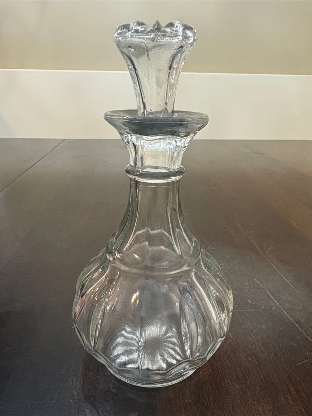 Tabletop Oil / Vinegar Cruet Bottle with matching stopper